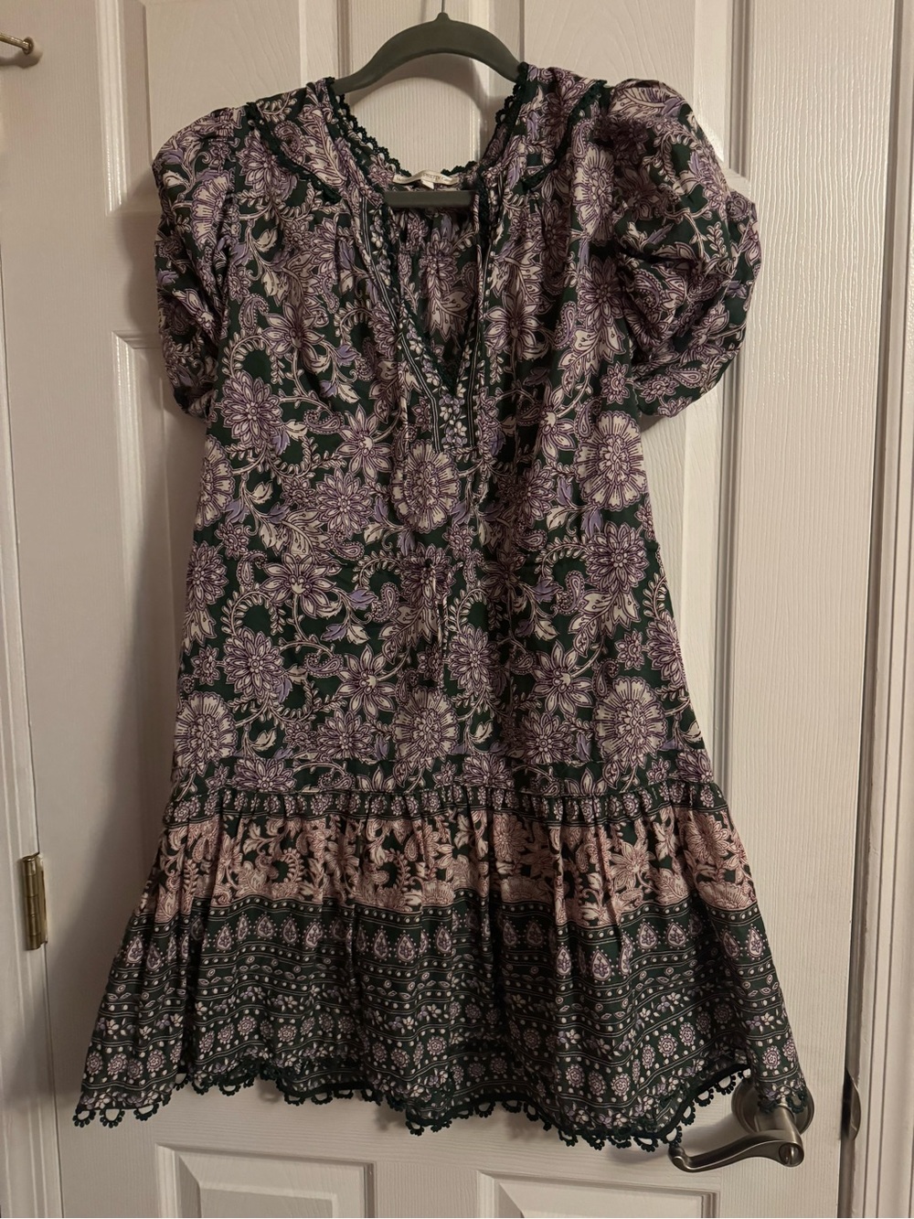 Were all the pretty girls (WAPG) large dress in Purple and Green